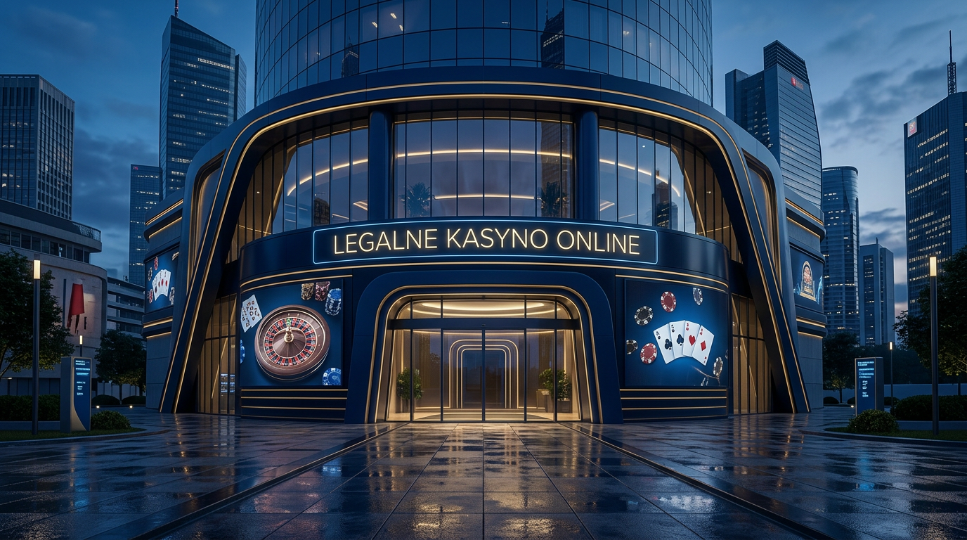 Luksusowe wejście do cyfrowego kasyna online w roku 2026 z neonowymi napisami